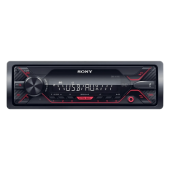 Автомагнитола Sony DSX-A110U  (USB, 1RCA, FLAC, Красная подсветка) фото в магазине Автомастер