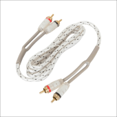 Межблочный 2RCA-2RCA кабель KICX FRCA 18 (c двойной изоляцией, 1.8 м) фото в магазине Автомастер