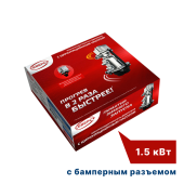 Электрический подогреватель двигателя с насосом Северс + 1,5 квт (с бамперным разъёмом) фото в магазине Автомастер