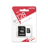 Карта памяти Smart Buy micro SD 128 Gb  CL10 (c адаптером SD) фото в магазине Автомастер