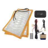 Комплект подогрева одного сидения с прямоугольной кнопкой Ksize ZG17 фото в магазине Автомастер