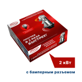 Электрический подогреватель двигателя с насосом Северс + 2 квт. (с бамп. разъёмом) фото в магазине Автомастер