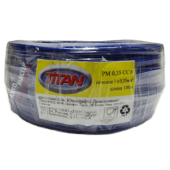 Монтажный провод Titan PM 0,35 (бухта 100м, синий) фото в магазине Автомастер