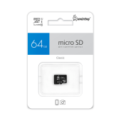 Карта памяти micro SD SmartBuy 64 Gb CL10 UHS-1 (без адаптера) фото в магазине Автомастер