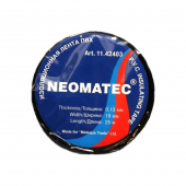 Изолента Neomatec 11.42403КЧ  (25м*19мм*0,13мм, черная EU (матовая), 250шт)