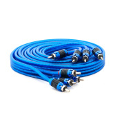 Межблочный кабель SWAT SIP-450 (4RCA-4RCA, 5.0 метров, витая пара, 2 экрана, медь) фото в магазине Автомастер
