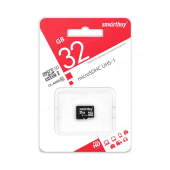 Карта памяти Smart Buy micro SD 32 Gb  CL10 UHS-1 (без адаптера) фото в магазине Автомастер