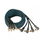 Межблочный 4RCA-4RCA кабель KICX DRCA 45 (5м) фото в магазине Автомастер