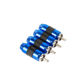 RCA коннекторы KICX RCA-4BL фото в магазине Автомастер