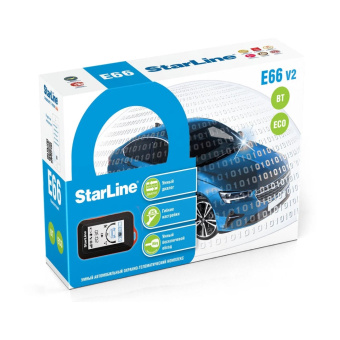 StarLine E66 V2 BT ECO 2CAN 4LIN  автосигнализация