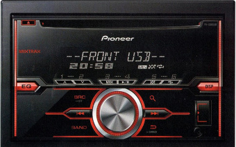 Автомагнитола 2din  PIONEER FH-X380UB (USB/SD/MP3/FM/AUX)