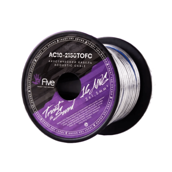 FIVE AC10-2150T чистая бескислородная медь 16 AWG 10 метров