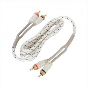 KICX FRCA 18 Межблочный 2RCA-2RCA кабель c двойной изоляцией, длина 1.8 метр