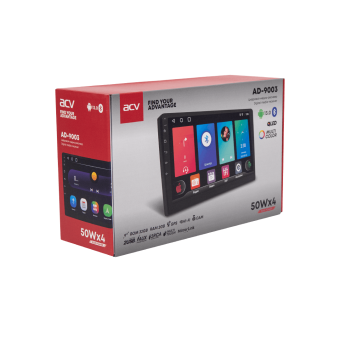 Автомагнитола 2DIN ACV AD-9003 V2 с рамкой в комплекте (Android 13)