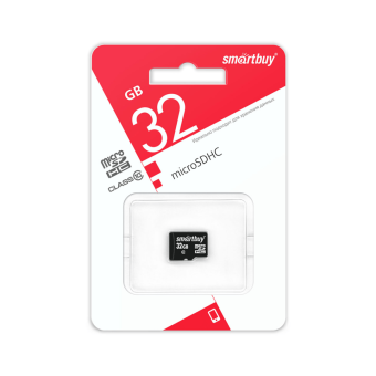 Smart Buy micro SD 32Gb 10 class LE (без адаптера)