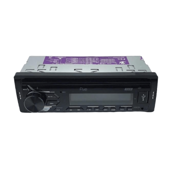 Автомагнитола USB FIVE F26W (1din/белая/Bluetooth/USB/AUX/SD/FM/4*50)