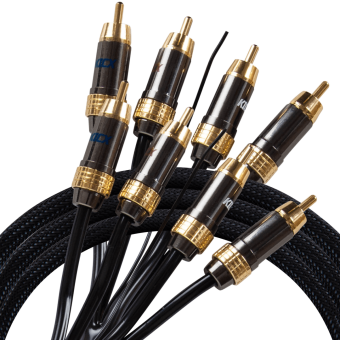 Межблочный кабель 4RCA -4RCA KICX RCA-06 (5 м.)
