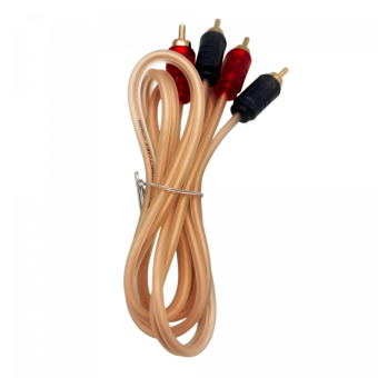 SWAT SIL-210 межблочный кабель 2RCA-2RCA, 1.0 метр, коаксиал, медь