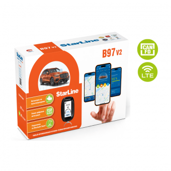 StarLine B97  V2  3CAN+FD+4LIN LTE  Автосигнализация