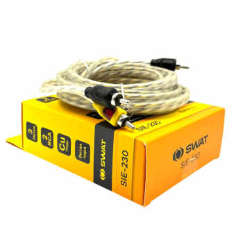 Межблочный кабель 2RCA-2RCA SWAT SIE-230
