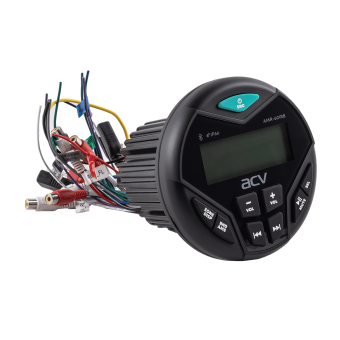 Морская магнитола ACV MARINE AMR-601RB (черный, 4x50W, BT, USB, SD, FM, AM)