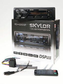 SKYLOR RS-620DSP Multicolor, DSP, 4x50 BT, 6 RCA ,2 USB, RDS, AUX, Д/У