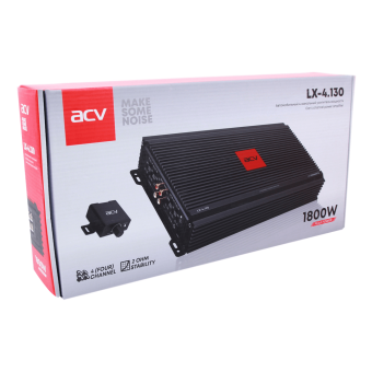 Усилитель в автомобиль ACV LX-4.130 (4-канальный, АВ)