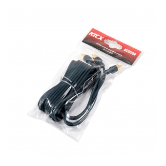 Межблочный 2RCA-2RCA кабель Kicx ARCA23 (3м)