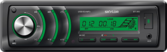 SKYLOR BT-350 green 4x45 BT, MP3, WMA, USB, AUX,RCA, SD-card