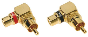 DLS RCA right angle adaptor, RCA адптер