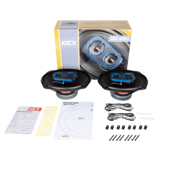 KICX QR 693   3-x полосная коаксиальная акустика