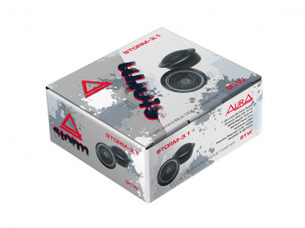 Автомобильная акустика AURA STORM-3.1,  ВЧ. 1″ (25 мм) шелковый купол