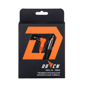 Межблочный кабель DL Audio Raven RCA (2RCA - 2RCA, 3м)