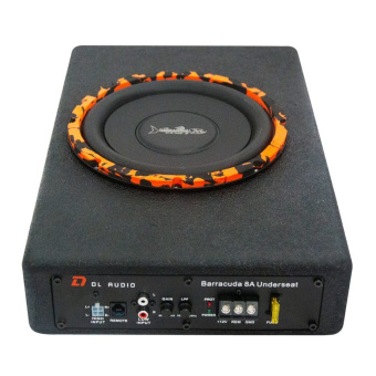 DL Audio Barracuda 8A Underseat Корпусной активный сабвуфер под сидение