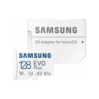 Карта памяти Samsung micro SDXC 128GB EVO PLUS U3 class10 + SD адаптер