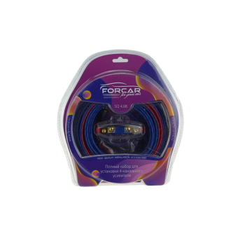 FORCAR SQ 4.08 Комплект проводов 4-кан усил-ля 8AWG