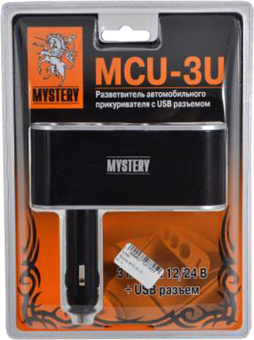 Mystery MCU-3U разветвитель прикуривателя+USB