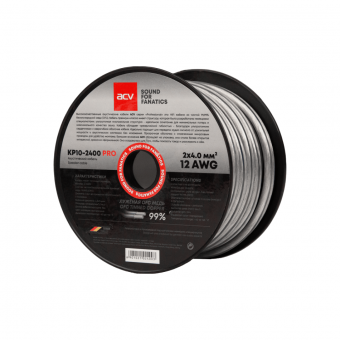 Акустический кабель ACV KP10-2400PRO (12AWG, 10 м., (2x4.0))