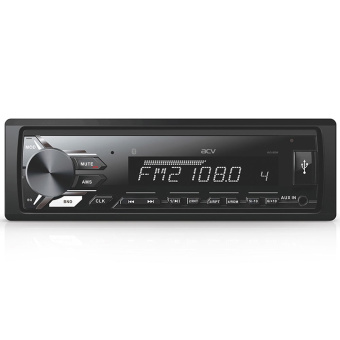 ACV AVS-812W 1din/белая/USB/AUX/SD/FM/4*50