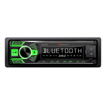 Nakamichi NQ-513BG 1 din автомобильный медиа-ресивер, USB, AUX, ВТ, 4*50 Вт, зел