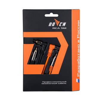 Межблочный кабель DL Audio Raven RCA (2RCA - 2RCA, 5м)