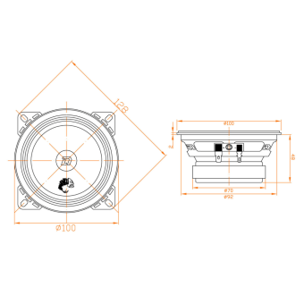 DL Audio Piranha 100 v.2 Акустика
