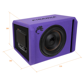 DL Audio Piranha 12A V2 Активный сабвуфер PURPLE
