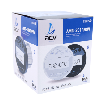 ACV AMR-801R ресивер круглый/черный/4х40Вт/USB/SD/FM/AM