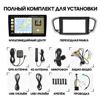Штатная магнитола Лада Веста НГ (Lada Vesta NG) 2023+ Wide Media MT9866QU-4 32 для авто без монитора