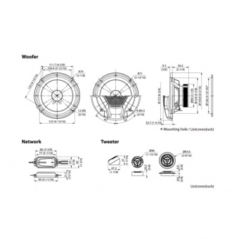 JVC CS-DR600C  трехполосная коаксиальная автоакустика