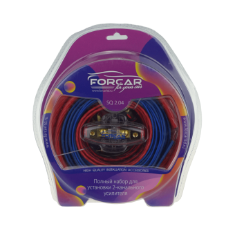 FORCAR SQ 2.04 Комплект проводов 2-кан усил-ля 4AWG