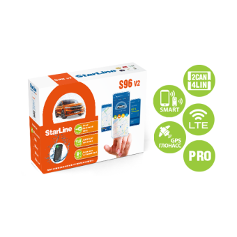 StarLine S96 V2 LTE-GPS PRO ( 2CAN+4LIN/Bluetooth Smart/реле R6L)