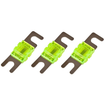 Предохранитель mini ANL-типа Kicx MANL100P 100A комплект 3 шт в блистерной упаковке