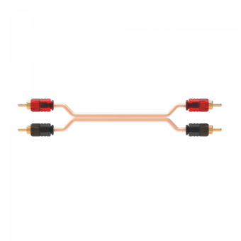 SWAT SIL-210 межблочный кабель 2RCA-2RCA, 1.0 метр, коаксиал, медь